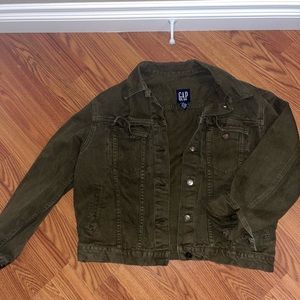 Women’s Brown/Olive Denim Jackets Size Medium
